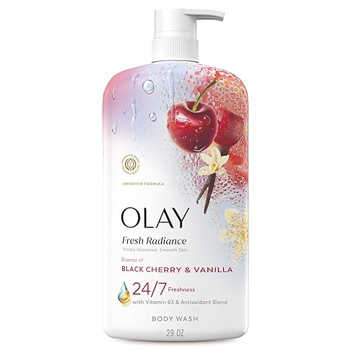 Olay Body Wash for Women, Fresh Radiance, 24/7 Skin-Loving Freshness, Visibly Radiant, Plant Based Cleansers, Vitamin B3 & Antioxidant Blend, For All Beauty & Personal Care Olay