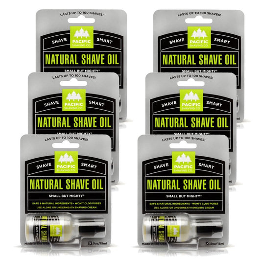 Pacific Shaving Company Natural Shaving Oil - Eliminates Cuts, Nicks, Razor Burn, Soothes & Moisturizes Skin, Reduces Irritation, with Natural… Beauty & Personal Care Pacific Shaving Company
