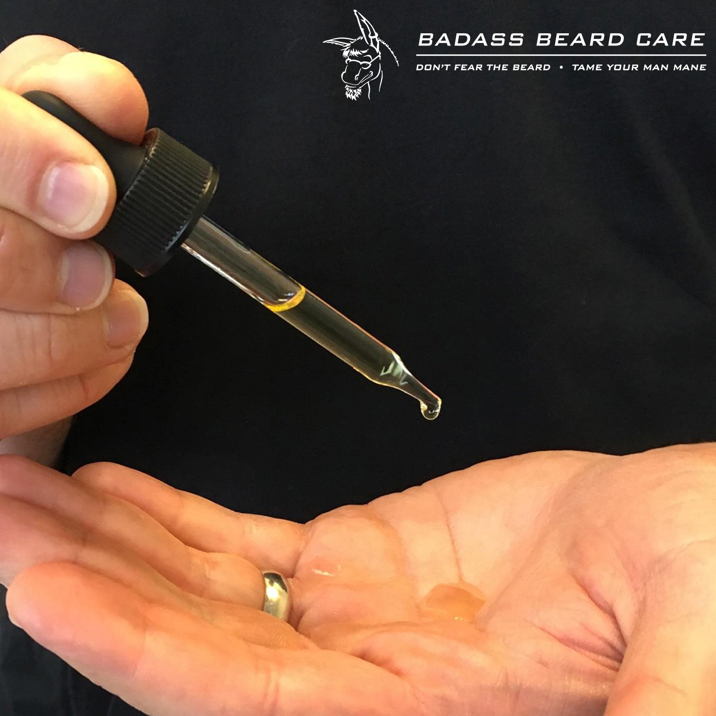 Badass Beard Care Oil for Men - The Outlaw Scent 1 oz - All Natural Argan, Jojoba, Tobacco Vanilla Black Pepper - Beard Conditioner, Reduces Itch Beauty and Personal Care Badass Beard Care