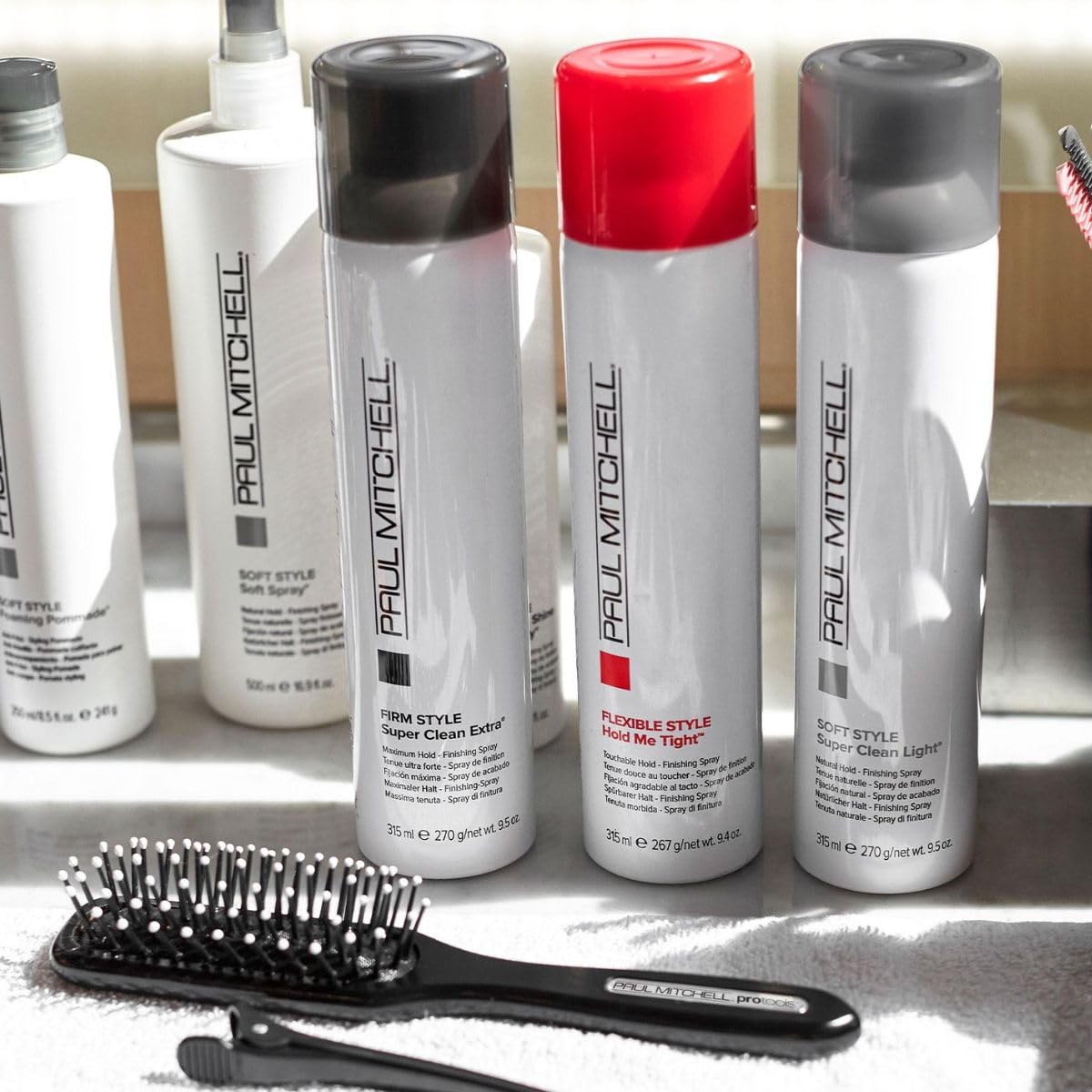 Paul Mitchell Hold Me Tight Finishing Hairspray, Strong Hold, Touchable Finish, For All Hair Types, Especially Fine to Medium Hair, 9.4 oz. Beauty & Personal Care Paul Mitchell