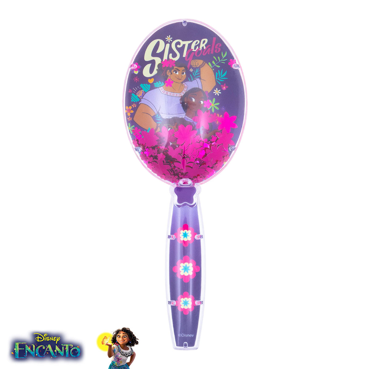LUV HER Disney Encanto Hair Brush with Magical Sparkling Stars Confetti HairBrush, Purple - Kids Ages 3+ Beauty & Personal Care LUV HER