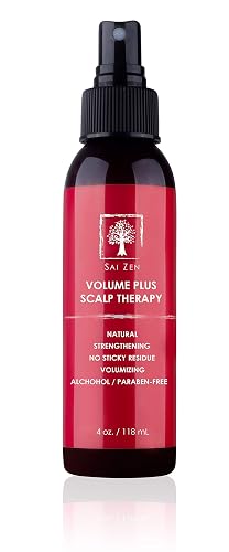 Sai Zen Volume Plus Scalp Therapy Spray | Post-Shower Hair Strengthening Formula | Made in USA |Alcohol and Paraben Free, 4 oz. Beauty & Personal Care Sai Zen
