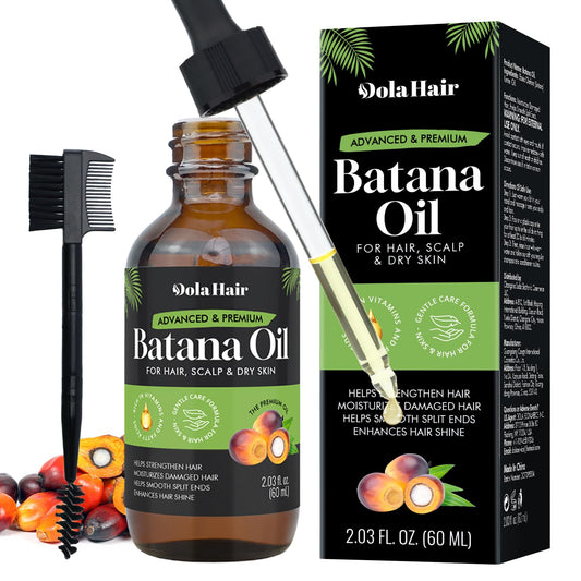 Dolahair Batana Oil for Hair, Scalp & Skin, Natural Elaeis Oleifera Kernel Oil, Moisturizing Hair Oil for Dry Hair, Lightweight Conditioning Oil Beauty and Personal Care Dolahair Default Title