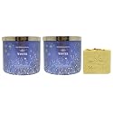Bath & Body Works Winter - 2 Piece of 3-Wick Scented Candles with a Perfectly Peeled Bar Soap Beauty & Personal Care Bath & Body Works