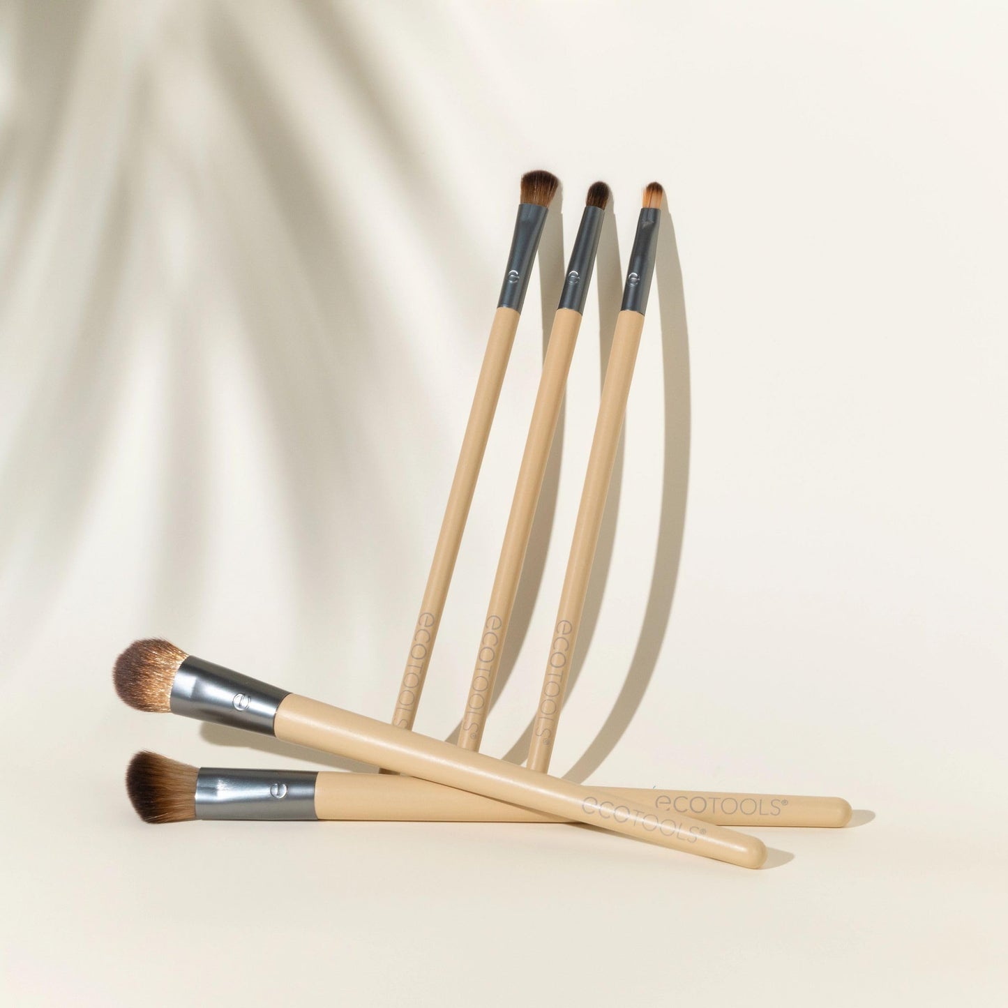EcoTools Daily Defined Eye Brush Kit, Makeup Brushes For Liquid, Powder, & Cream Eyeshadow & Eyeliner Application, Eco-Friendly Eye Brushes, Synthetic Beauty & Personal Care EcoTools