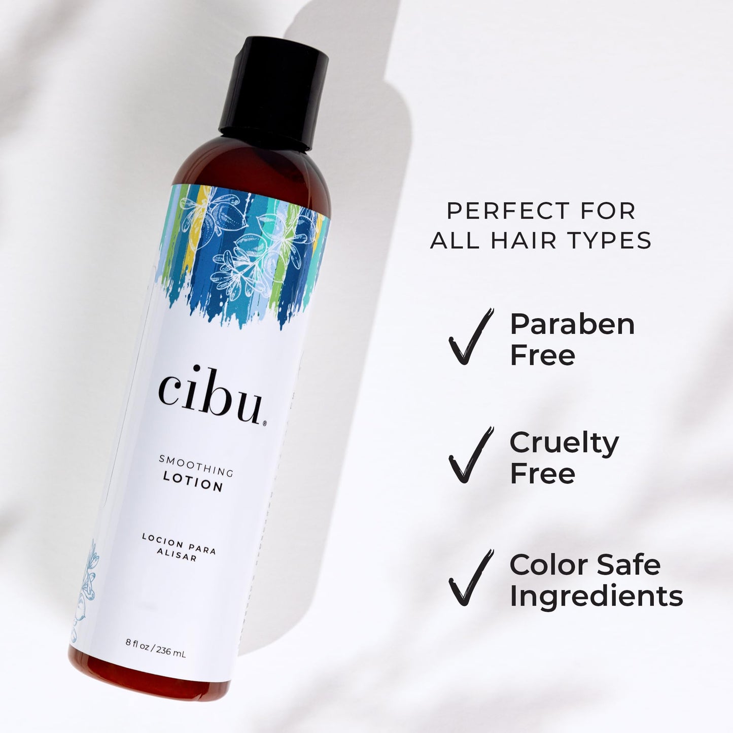 Cibu Smoothing Lotion | Styling Cream for Straightening Hair | At Home Smoothing Treatment | Anti Frizz Creme | Hair Straightener | Flyaway Smoother | Beauty & Personal Care CIBU