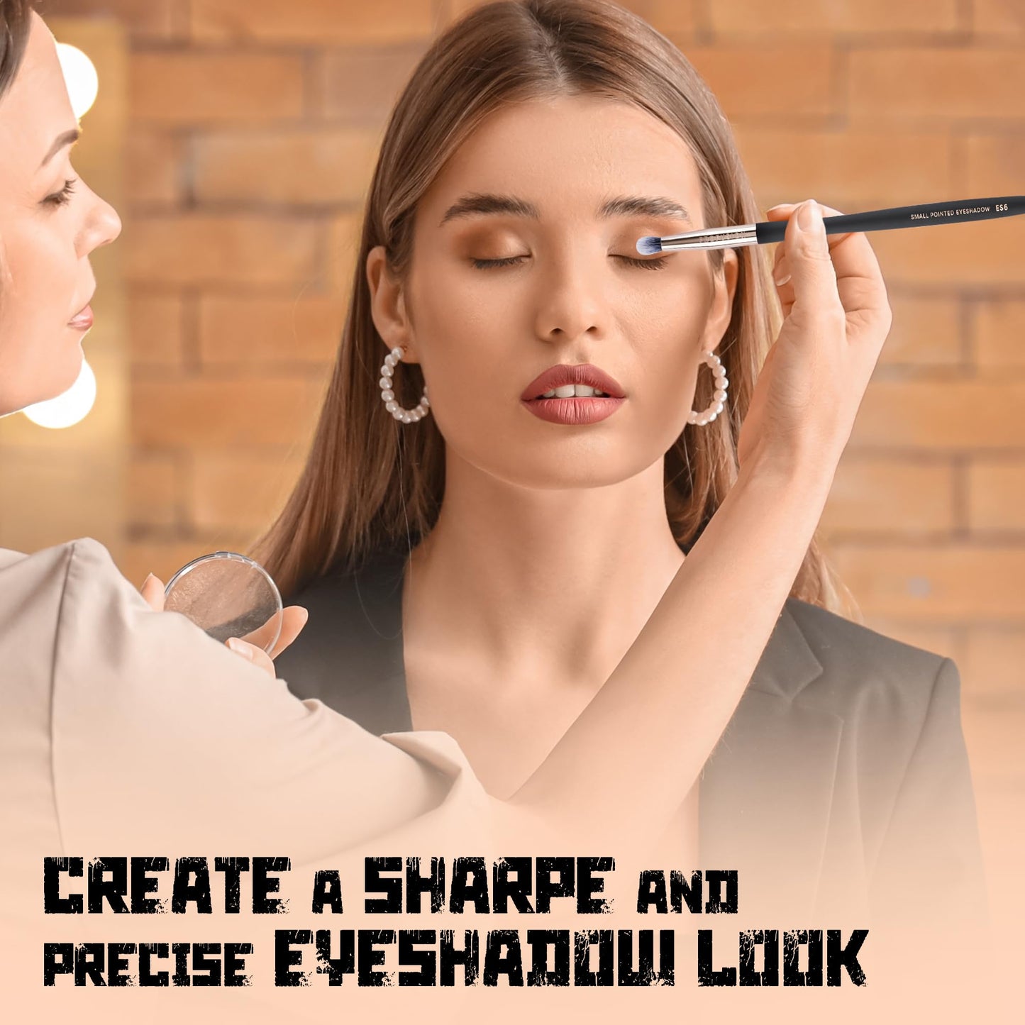 Profusion Cosmetics Small Pointed Eyeshadow Brush - Soft Synthetic Bristles for Detailed Application, Flawless Blending & Comfortable Grip Handle Beauty & Personal Care Profusion Cosmetics