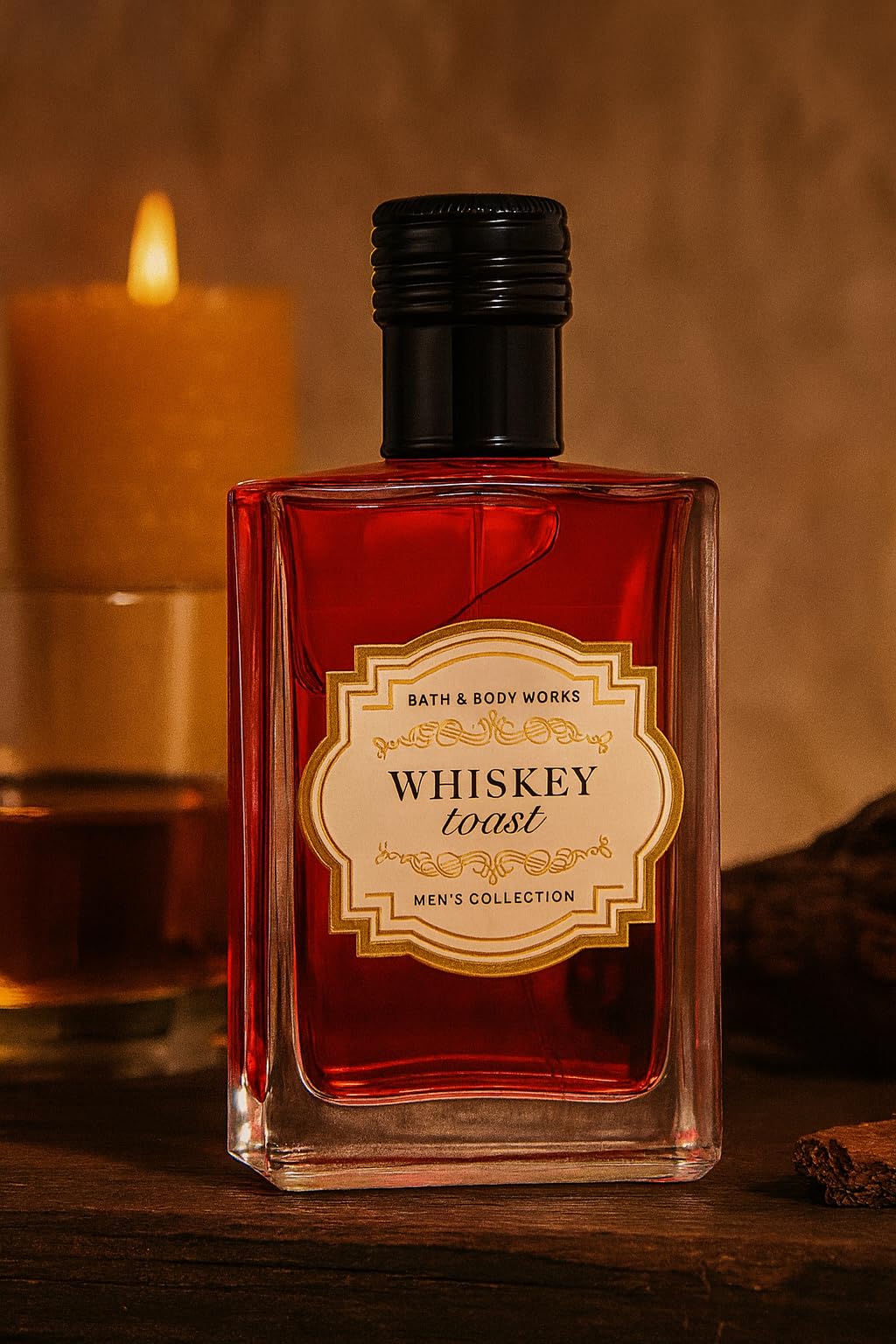Bath & Body Works Whiskey Toast Cologne, 3.4 fl oz / 100 mL - Warm Whiskey, Toasted Oak, and Smooth Vanilla Men’s Eau de Cologne Beauty & Personal Care Bath & Body Works