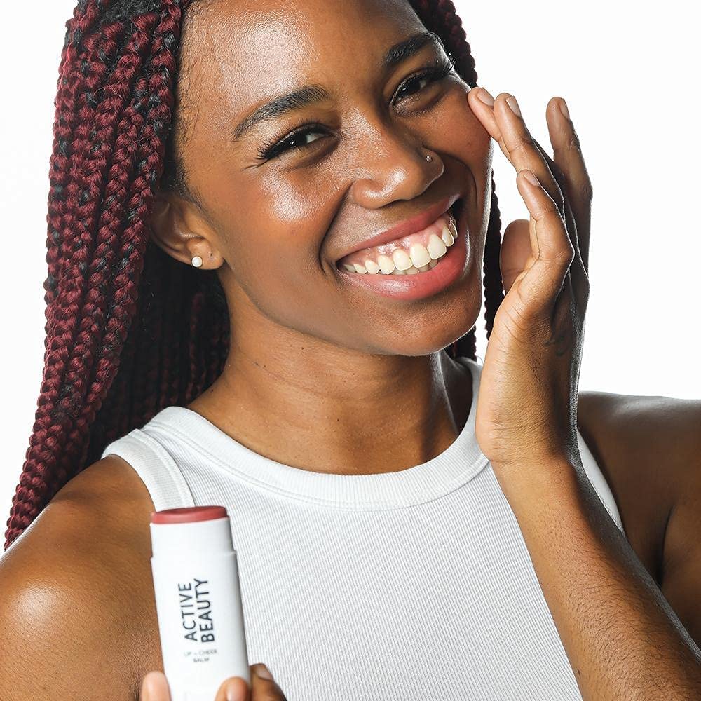 LIQUE Active Lip & Cheek Balm Makeup Stick, Lightweight & Hydrating, Sheer Color with Buildable Coverage, Natural-Looking, Dewy Finish, Vegan Formula Beauty & Personal Care LIQUE