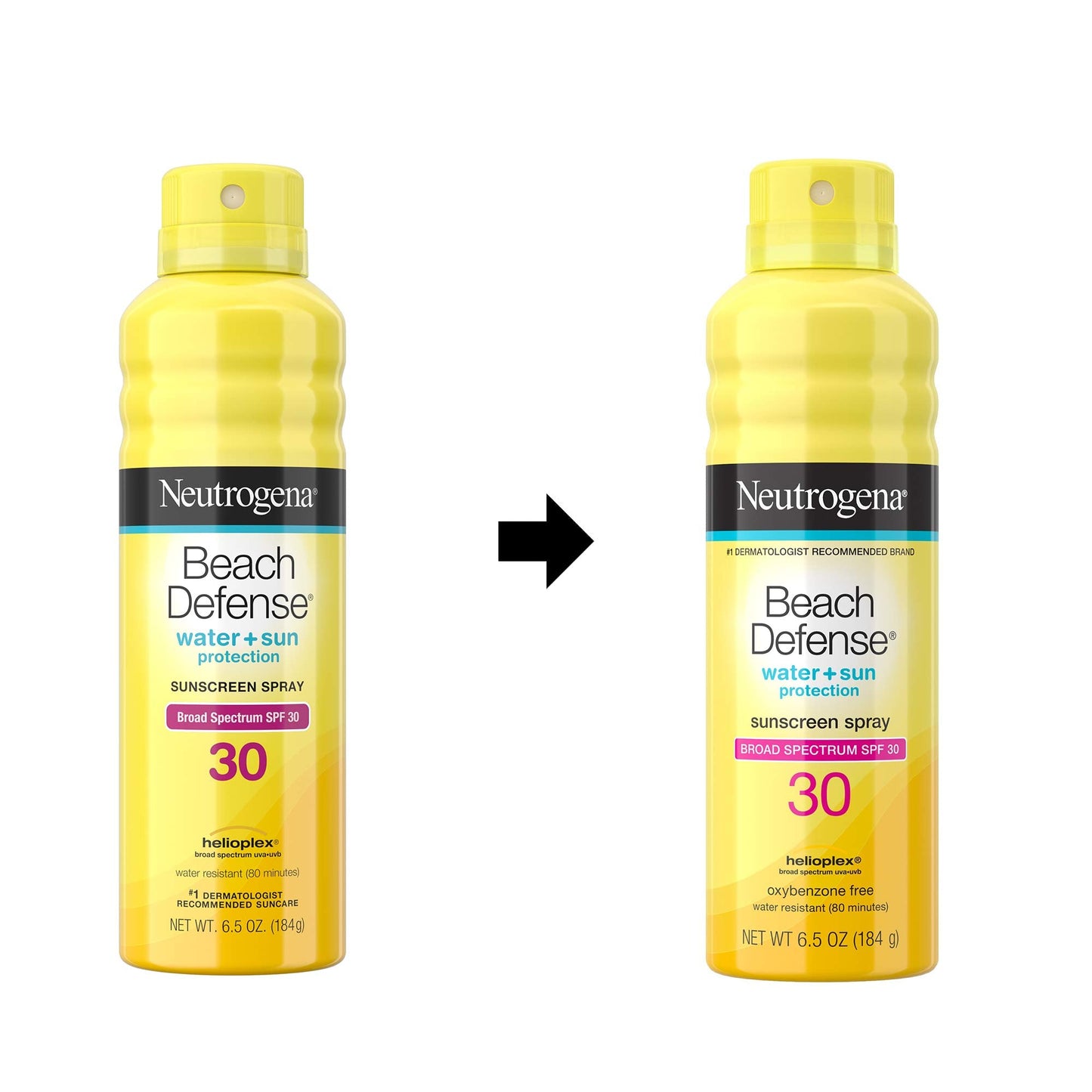 Neutrogena Beach Defense Water-Resistant Sunscreen Body Spray with Broad Spectrum SPF 30, PABA-Free, Oxybenzone-Free; Fast-Drying, Superior Sun Beauty & Personal Care Neutrogena