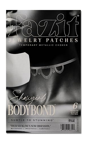 Fazit Makeup Patches - Sapphire Bodybond - Glow Up Make-Up Patches - Cute Glitter Makeup Accessories for Women - Cosmetic Body Glitter Beauty & Personal Care Fazit