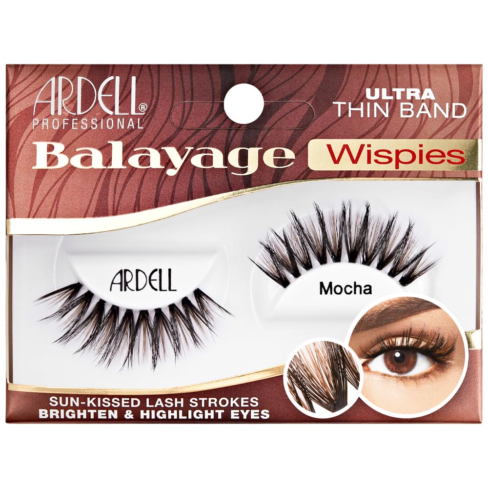 Ardell Balayage Wispies Mocha False Eyelashes, 1 Pair