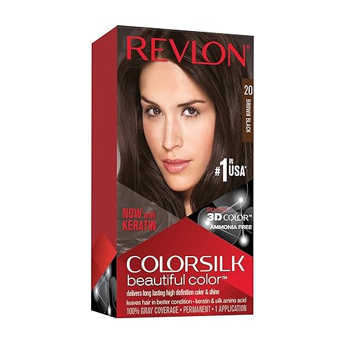 Revlon ColorSilk Hair Color, 20 Brown Black 1 ea (Pack of 3) Beauty & Personal Care REVLON