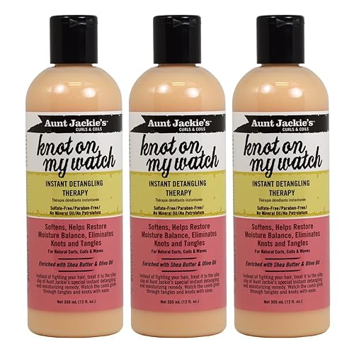 Aunt Jackies Knot On My Watch Detangling Therapy 12 Ounce (354ml) (3 Pack) Beauty & Personal Care Aunt Jackie's