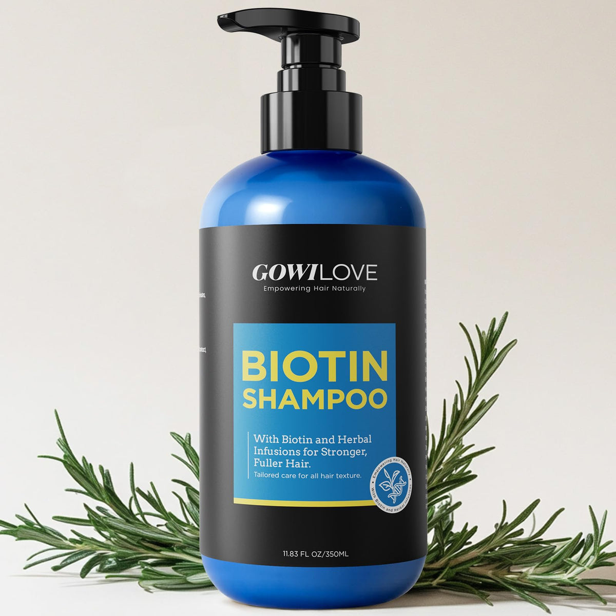 Biotin Shampoo for 3X Faster Hair Growth, 80% Less Hair Loss w/Thuja Extract, Deep Nourishing Hair Care w/Batana Noni Fruit Oil for Softer Shiner