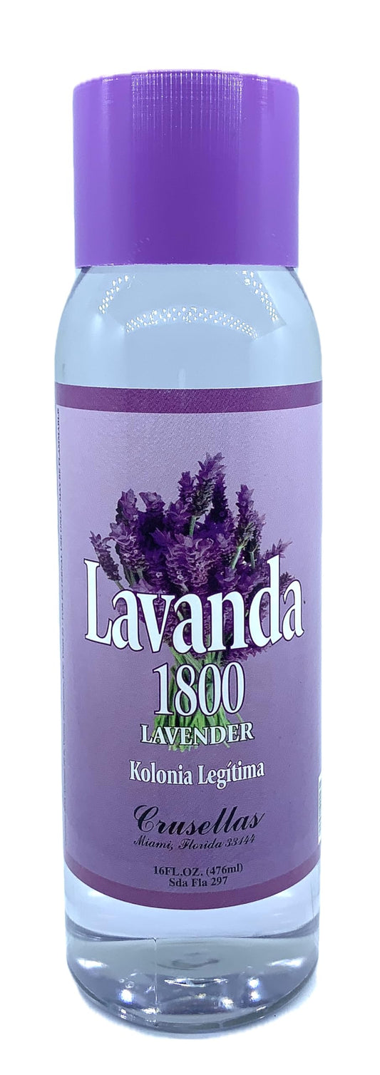 Crusellas Legitima Agua de Kolonia 1800 Lavender (Lavanda) Splash Cologne 16 Fl. Oz. Beauty & Personal Care Crusellas