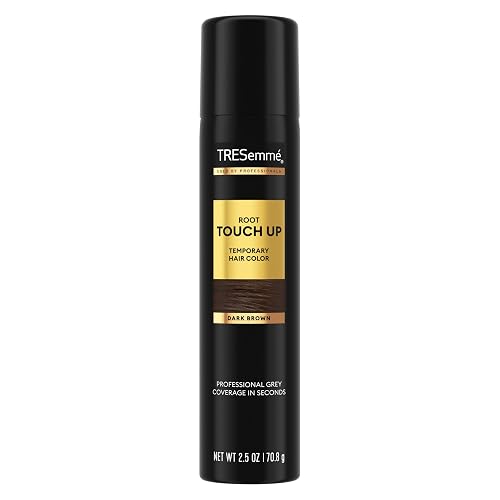 TRESemmé Temporary Hair Color Root Touch-Up Dark Brown Ammonia-free, Peroxide-free Root Cover Up Spray 2.5 Fl Oz Beauty & Personal Care TRESemmé