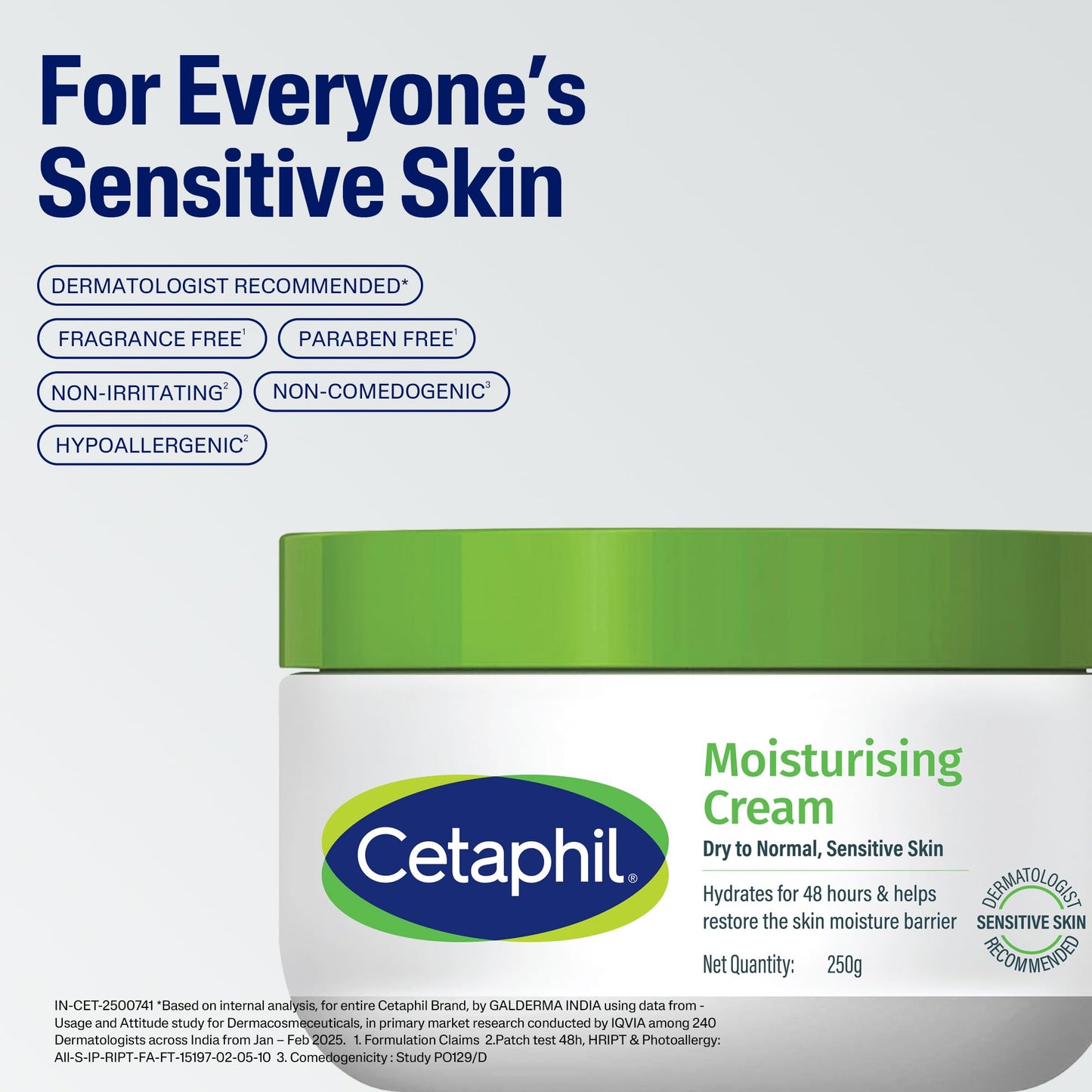 Cetaphil Face & Body Moisturizer, Hydrating Moisturizing Cream for Dry to Very Dry, Sensitive Skin, NEW 8.8 oz, Fragrance Free, Non-Comedogenic Beauty & Personal Care Cetaphil