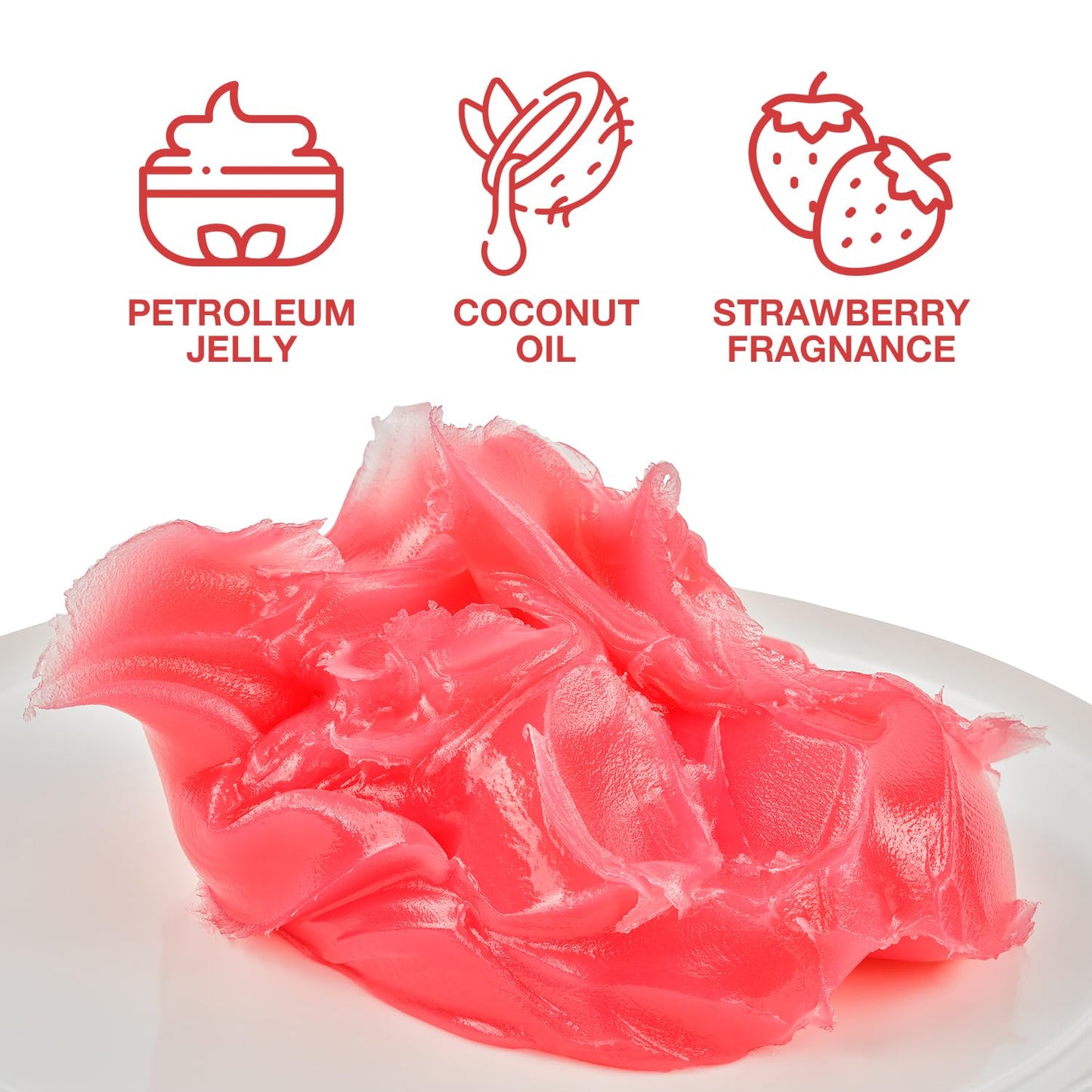 Lip Remedy Lip Balm 0.28oz Strawberry Scented Long-Lasting Hydration Repairs Dry Cracked Lips Overnight Moisturizing Formula (Strawberry, 3 Pack) Beauty and Personal Care STAR CARE