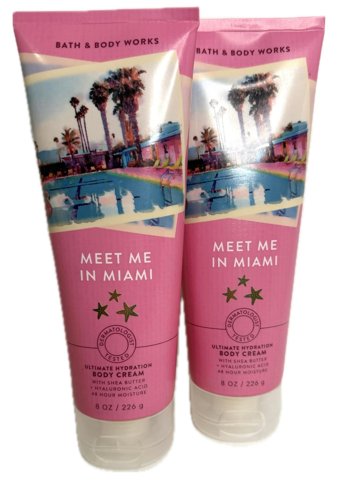 Bath & Body Works Meet Me in Miami Body Cream - Pack of 2