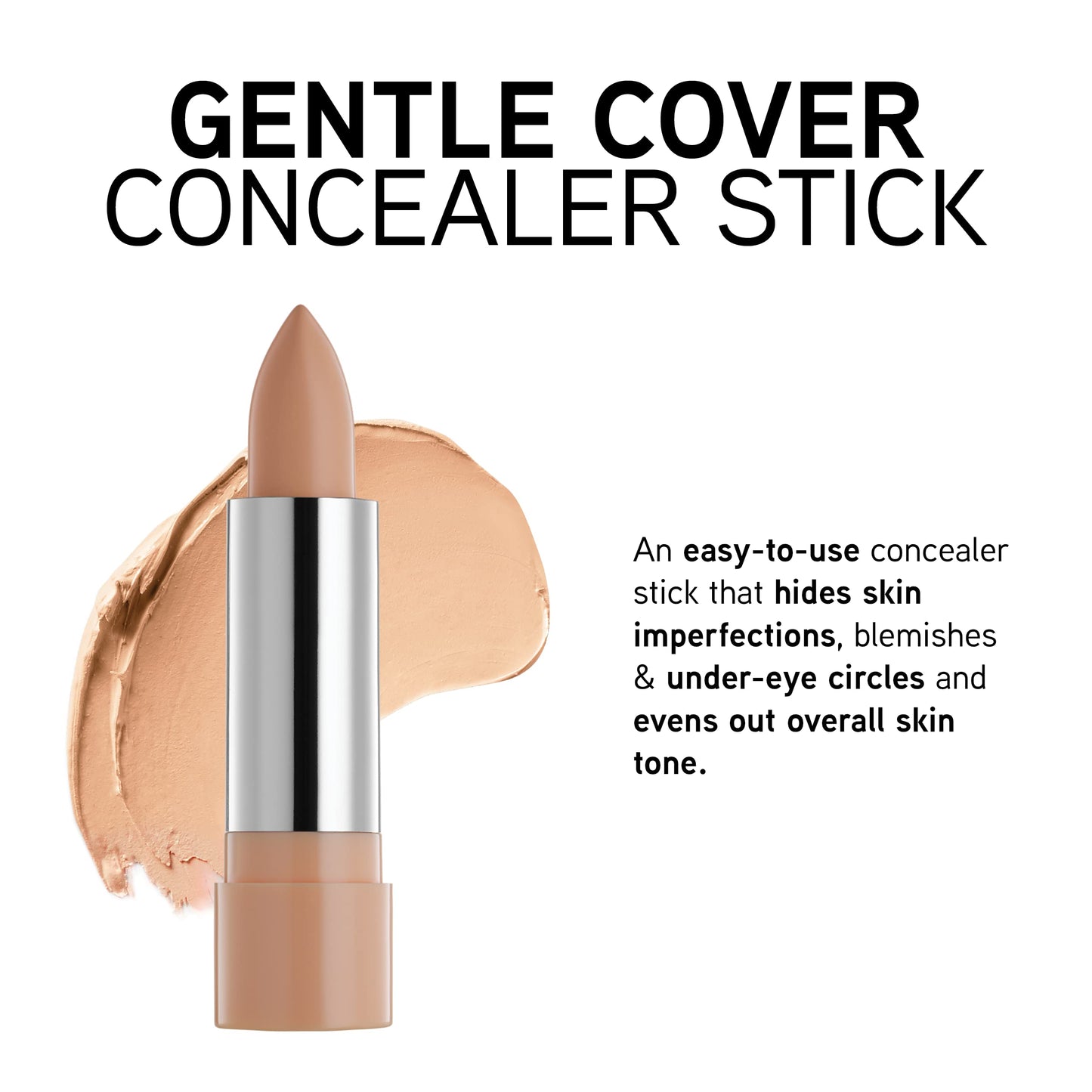 Physicians Formula Gentle Full Coverage Concealer, Light Cover Concealer Stick, Eyes, Face, Dermatologist Tested (Packaging May Vary) Beauty & Personal Care Physicians Formula