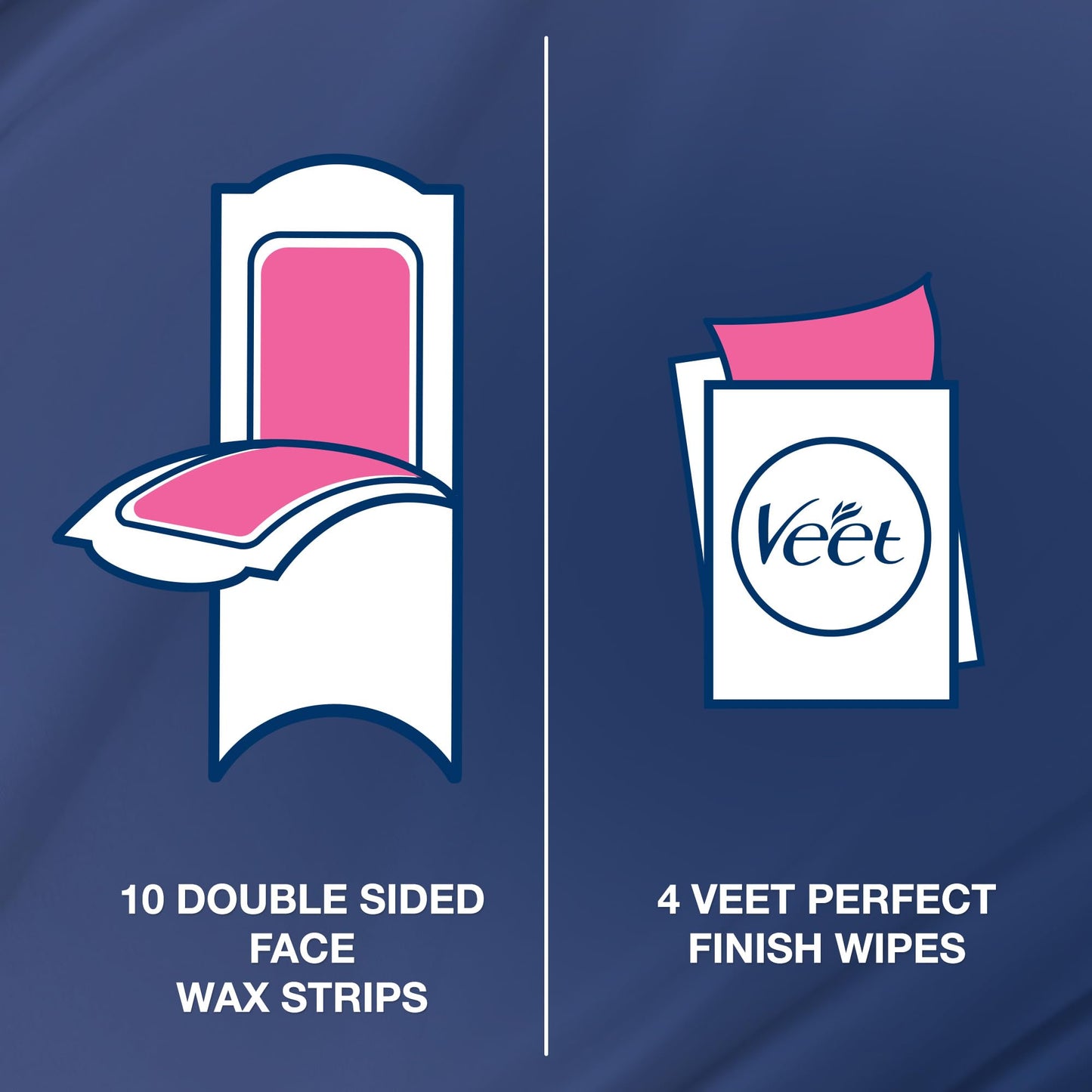 Veet Face Cold Wax Strips for Normal Skin, Pack of 20 Beauty and Personal Care Veet