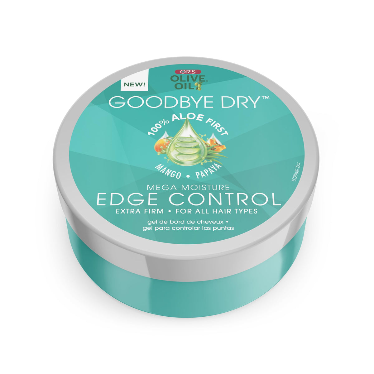 ORS Olive Oil Goodbye Dry Mega Moisture Edge Control Extra Firm Gel with Aloe, Mango & Papaya, Hydration & Nourishing 2.25 Ounces Beauty & Personal Care ORS