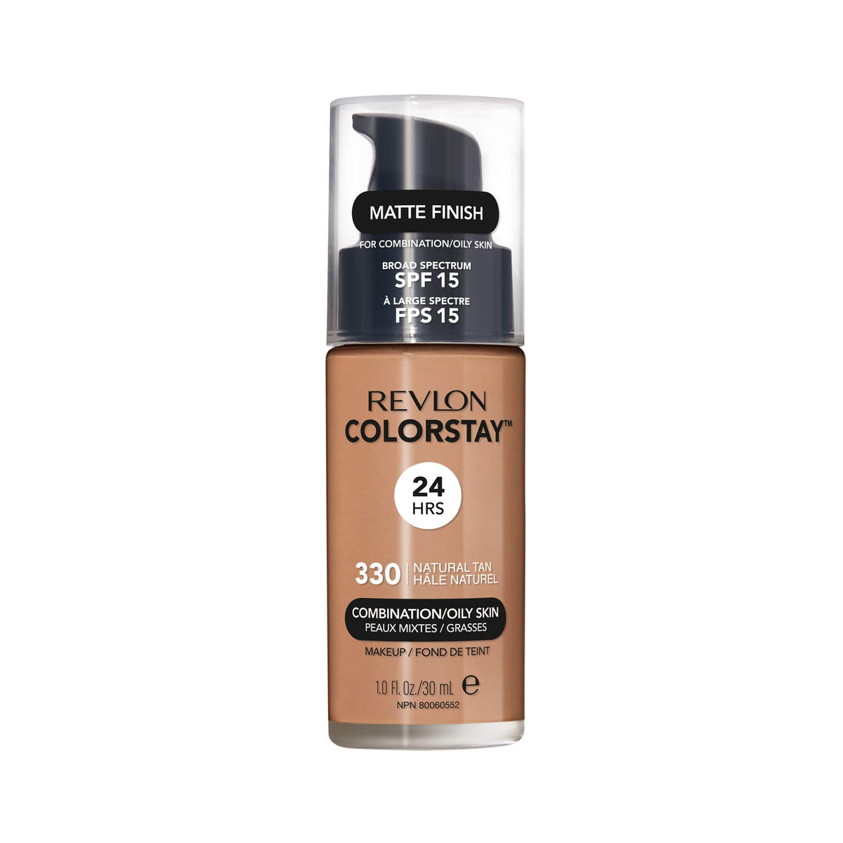 Revlon Liquid Foundation, ColorStay Face Makeup for Combination & Oily Skin, SPF 15, Longwear Longwear Medium-Full Coverage with Matte Finish, Natural Beauty & Personal Care REVLON