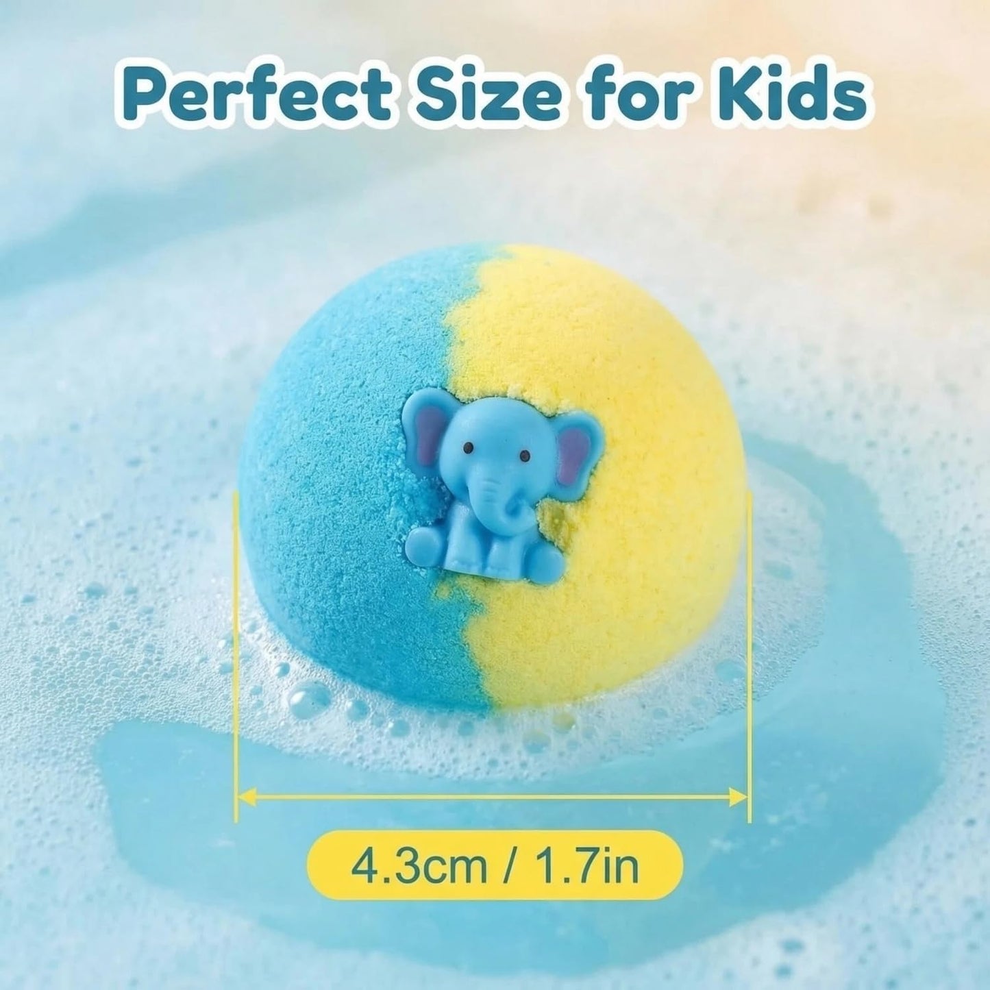 2026 New Natural Bath Bombs for Kids with Mega Bubbles & Surprise Inside, 12/24 Pack Natural Colorful Bubble Fizzies with Toys Inside, Easter Basket Beauty and Personal Care marouen