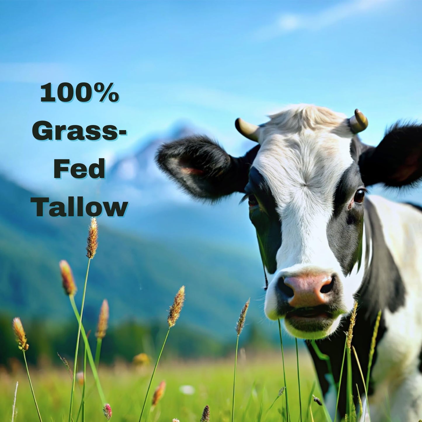 Luxvez Beef Tallow Cream for Skin: Grass-Fed Whipped Tallow Balm with Squalane Jojoba Oil - All Natural Skincare Whipped Moisturizer for Face & Body Beauty & Personal Care Luxvez