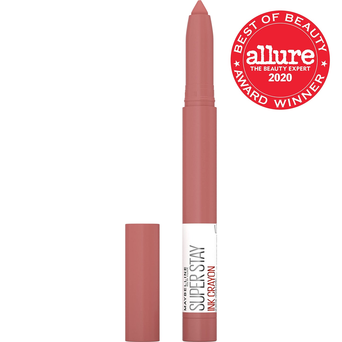 Maybelline Super Stay Ink Crayon Lipstick Makeup, Precision Tip Matte Lip Crayon with Built-in Sharpener, Longwear Up To 8Hrs, Achieve It All, Brown Beauty & Personal Care MAYBELLINE