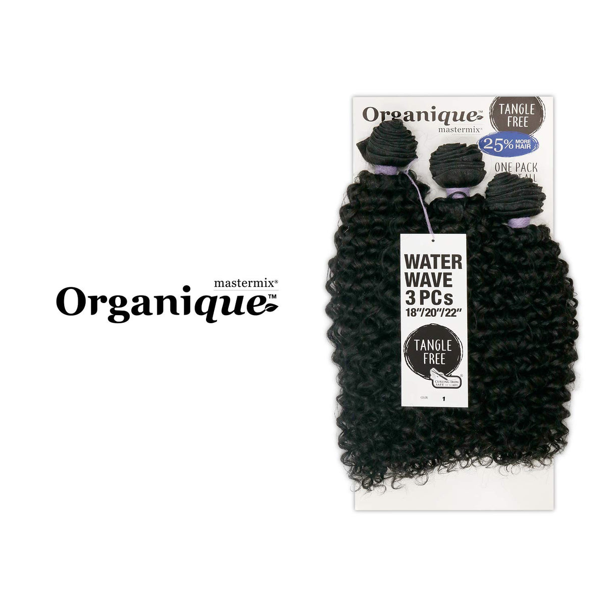Organique Weave Complete Pack - WATER WEAVE 18/20/22" (2 Dark Brown)