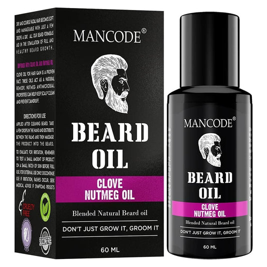 Beard Oil - For Nourishment & Strengthening Beard - No Harmful Chemicals - 60Ml Beauty and Personal Care OTAA