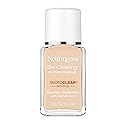 Neutrogena SkinClearing Oil-Free Acne and Blemish Fighting Liquid Foundation with Salicylic Acid Acne Medicine, Shine Controlling, for Acne Prone Beauty & Personal Care Neutrogena