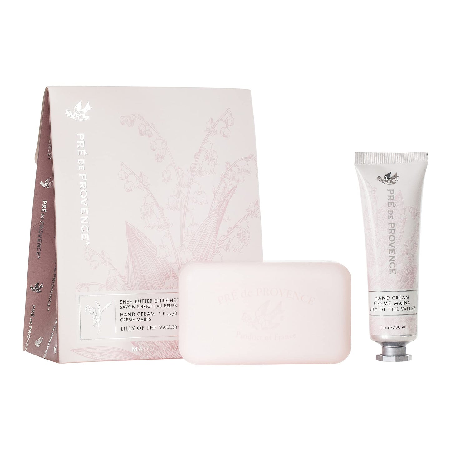 Pre de Provence Gift Set Collection 150 Gram Soap Bar & 1 fl oz Hand Cream, Lily of the Valley,5319 Beauty & Personal Care Pre de Provence