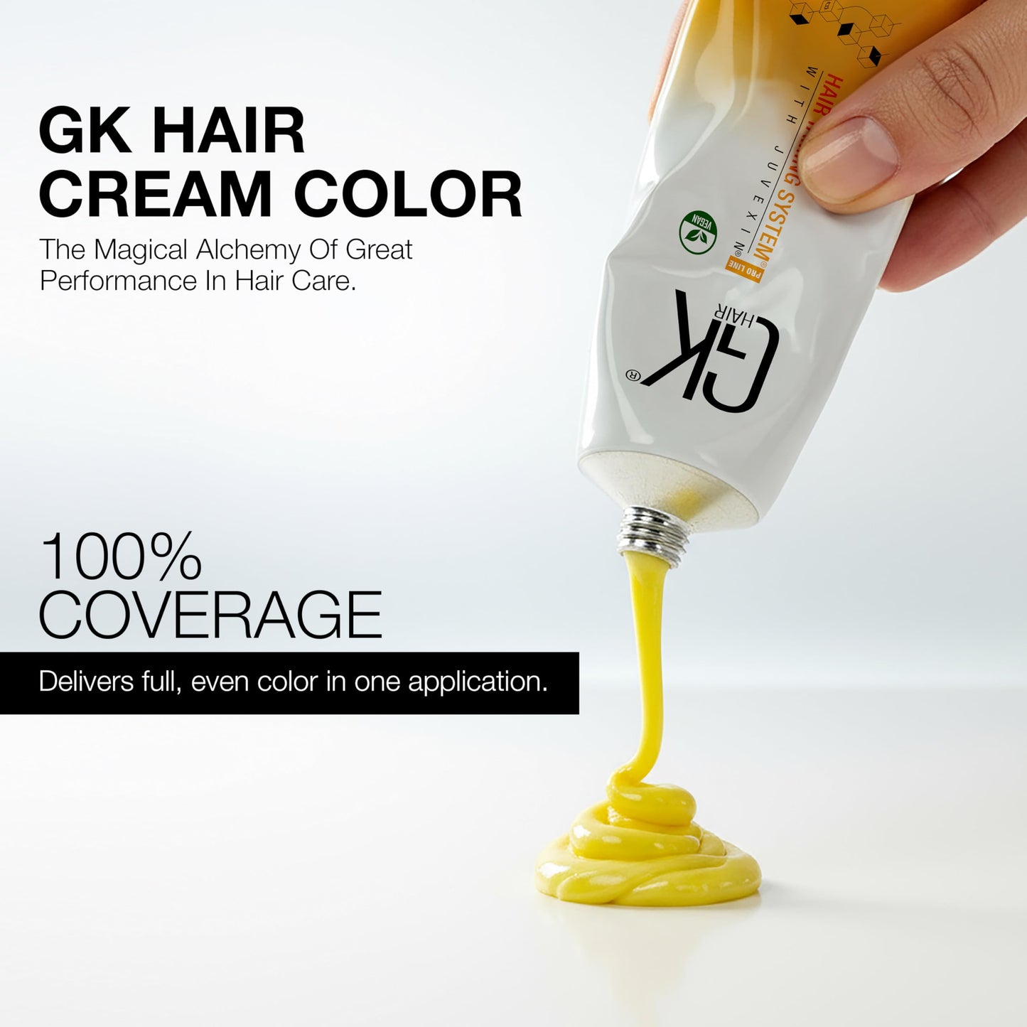 GK HAIR Color Cream 7.4 Copper Blonde-100% Grey Coverage |Semi, Demi-Permanent Results|8-10 Vol-Semi|20-30-40 Vol-Permanent- Professional Salon Beauty & Personal Care GK HAIR