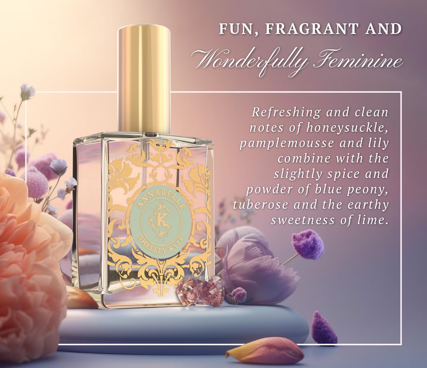 Shelley Kyle Annabelle Perfume, Luxurious Floral-Scented, Light, Yet Fun Scent, 60 ml Beauty & Personal Care Shelley Kyle