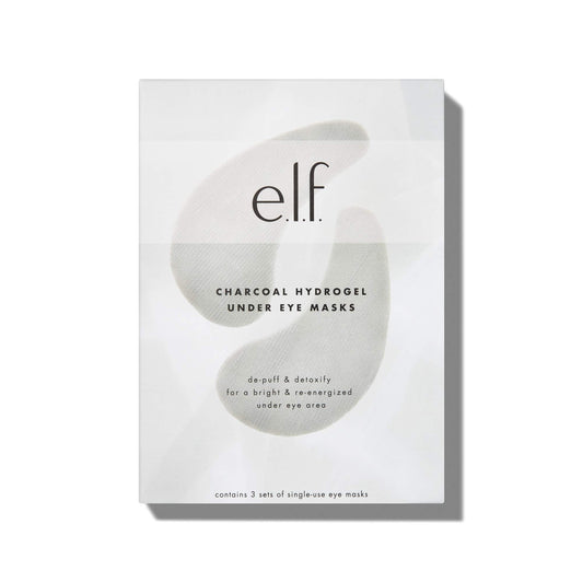 e.l.f. Charcoal Hydrogel Under Eye Masks, Reduces Puffiness, Prevents Impurities, Soothes & Hydrates, 3 Pack Beauty & Personal Care e.l.f.