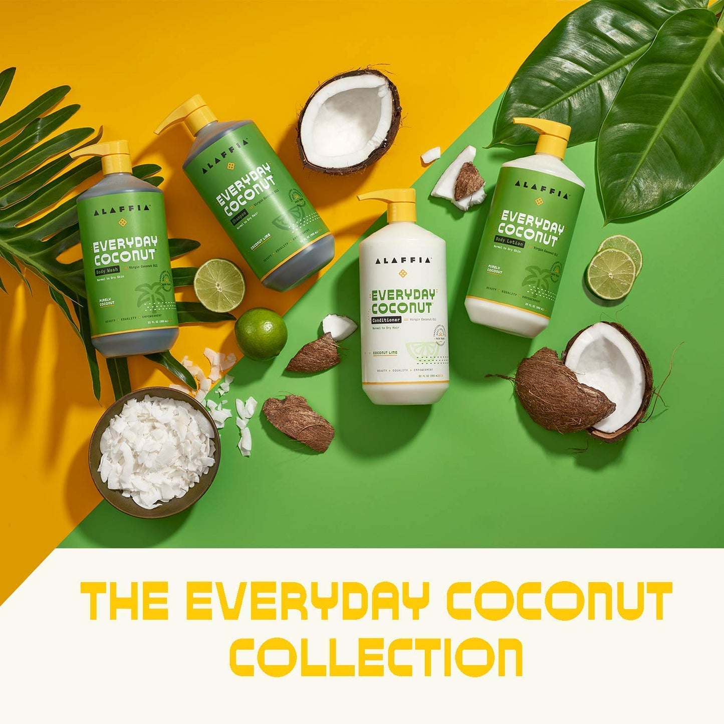 Alaffia EveryDay Coconut Hydrating Body Lotion, Normal to Dry Skin, Moisturizing Support for Soft & Supple Skin, Purely Coconut, 32 Fl Oz Beauty & Personal Care Alaffia