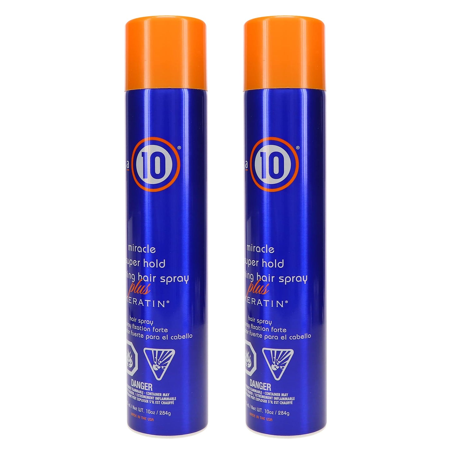 It's a 10 Miracle Super Hold Finishing Spray Plus Keratin, 10 oz (Pack of 2) Beauty & Personal Care It's a 10 Haircare