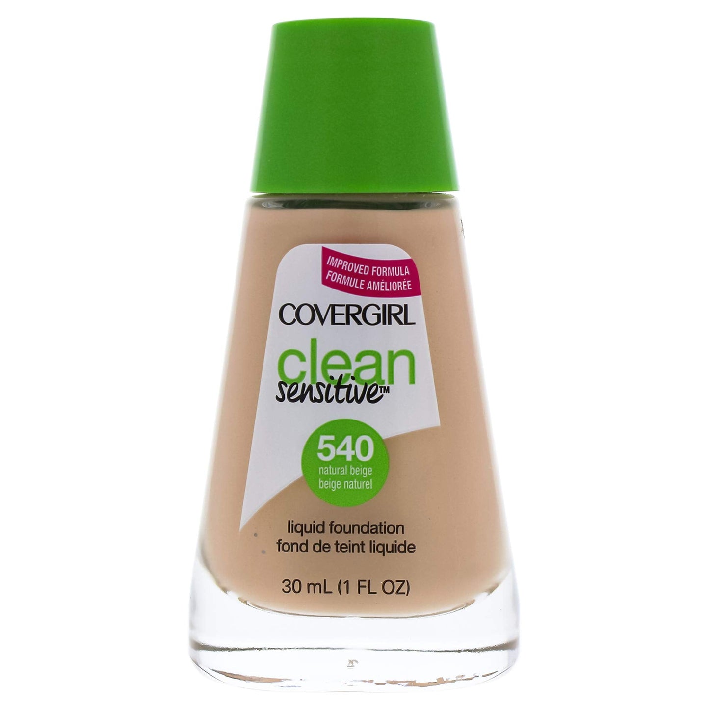 COVERGIRL, Clean Sensitive Skin Foundation, Natural Beige, 1 Count (packaging may vary) Beauty & Personal Care COVERGIRL