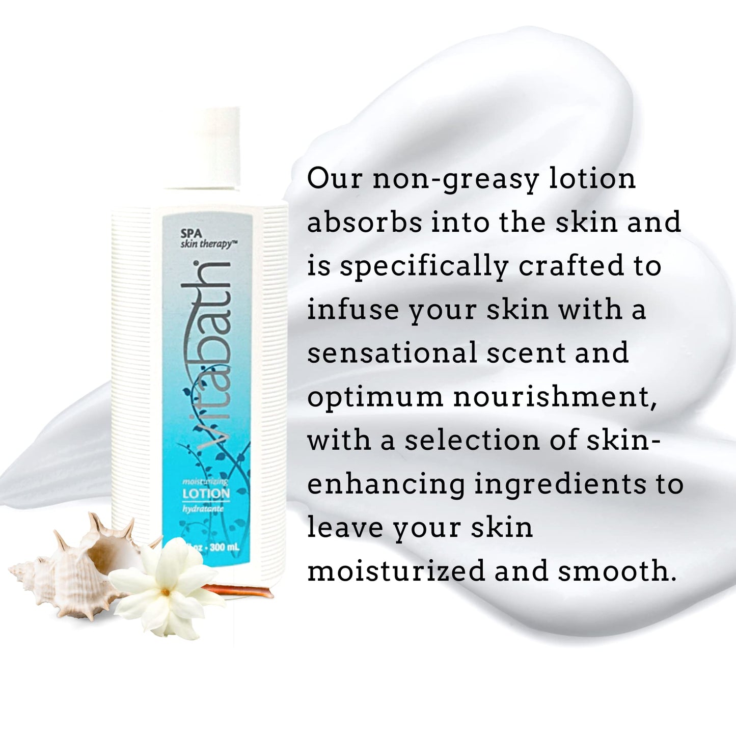Vitabath Spa Skin Therapy Everyday Skincare Set Moisturizing Shower Gel Wash, Reviving Lotion & Exfoliating Body Scrubber Pouf - Refreshing Foam Beauty & Personal Care Vitabath