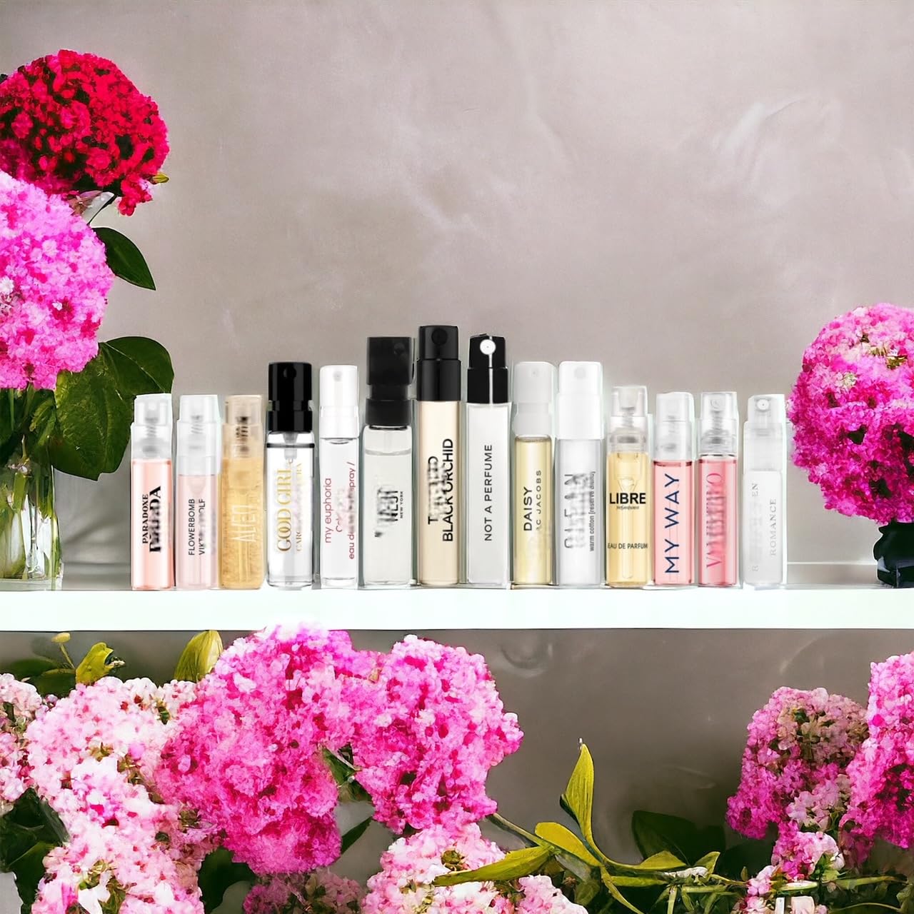 In1mart 10 Piece Designer Fragrance Samples, Women's Designer Fragrance Sampler Collection, Luxury High-End Perfume Vials for Women, Beauty & Personal Care In1mart