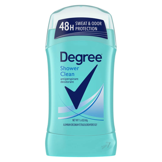 Degree Women Anti-Perspirant and Deodorant Invisible Solid, Shower Clean 1.6 oz (Pack of 9) Beauty & Personal Care Degree