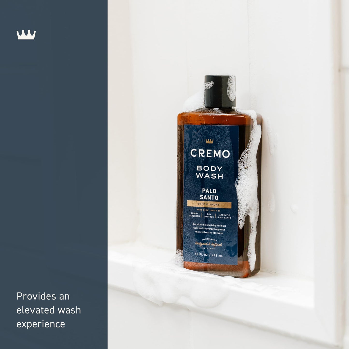Cremo Body Wash for Men, Rich-Lathering Palo Santo, 16 Fl Oz Beauty & Personal Care Cremo