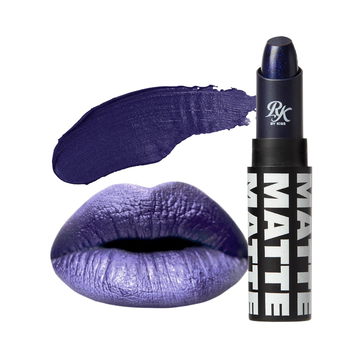 Ruby Kisses Lipstick, Matte Finish, Long-Lasting, Highly Pigmented, Smooth Apply, Full Coverage Lip Color Makeup (Sapphire) Beauty & Personal Care Ruby Kisses