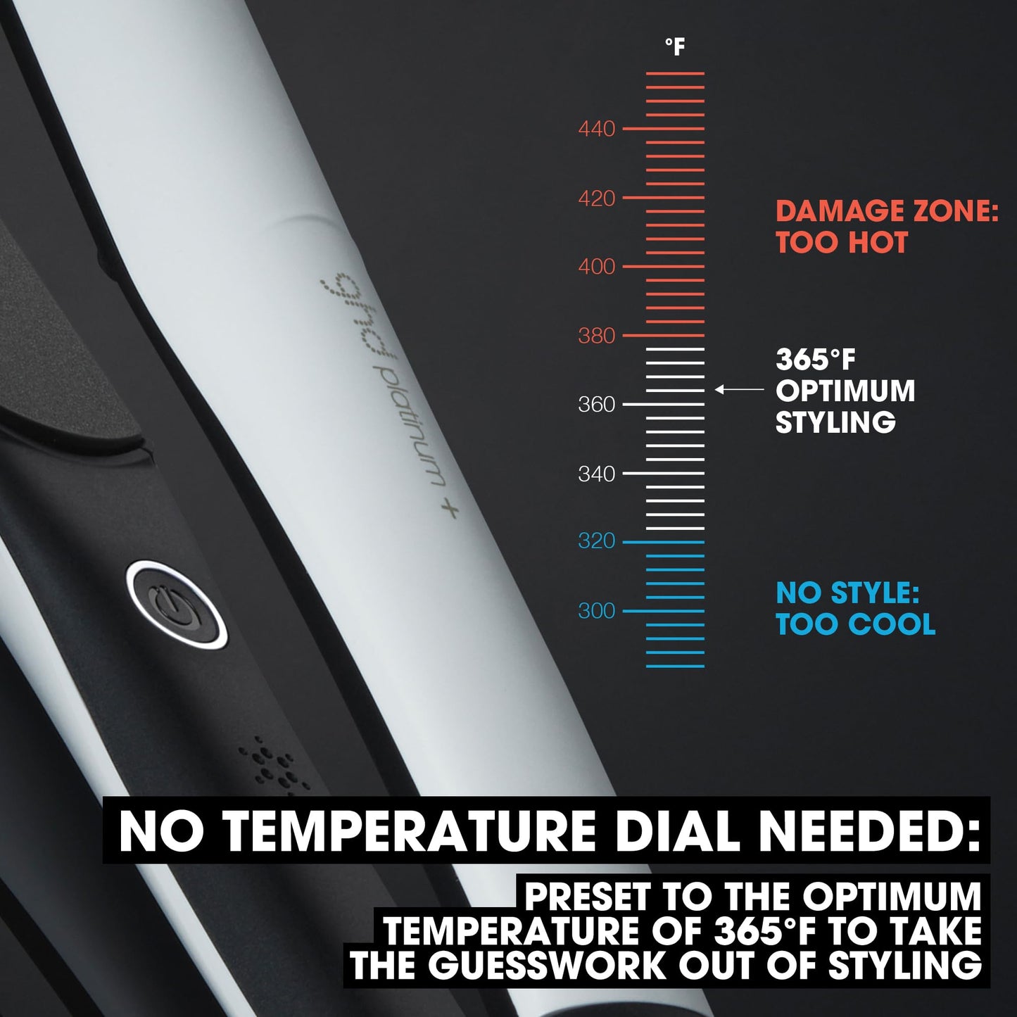 ghd Platinum+ Styler ? 1" Flat Iron Hair Straightener, Professional Ceramic Hair Styling Tool for Stronger Hair, More Shine, & More Color Protection Beauty & Personal Care ghd