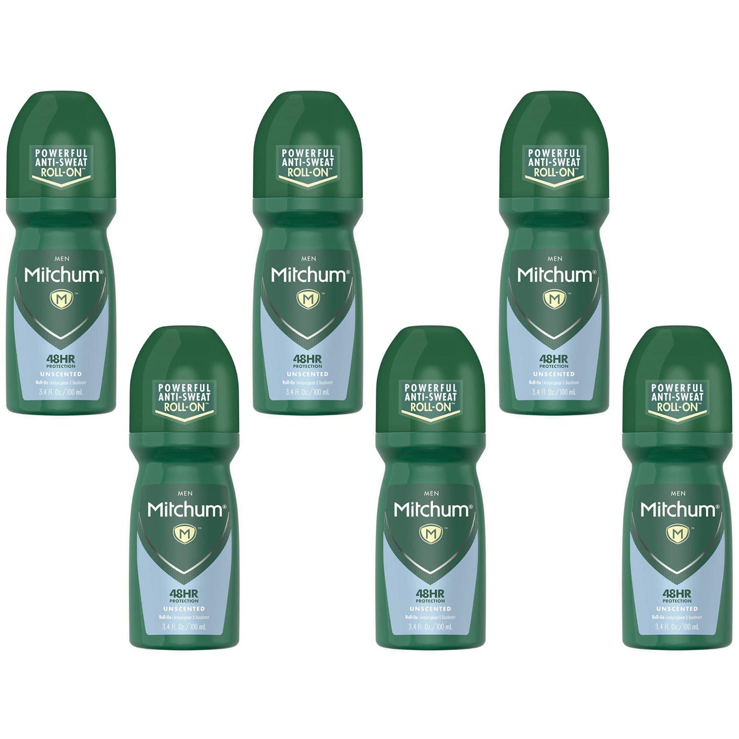Mitchum Advanced Antiperspirant & Deodorant, Unscented, 3.4 Ounce (Pack of 6) Beauty and Personal Care Mitchum