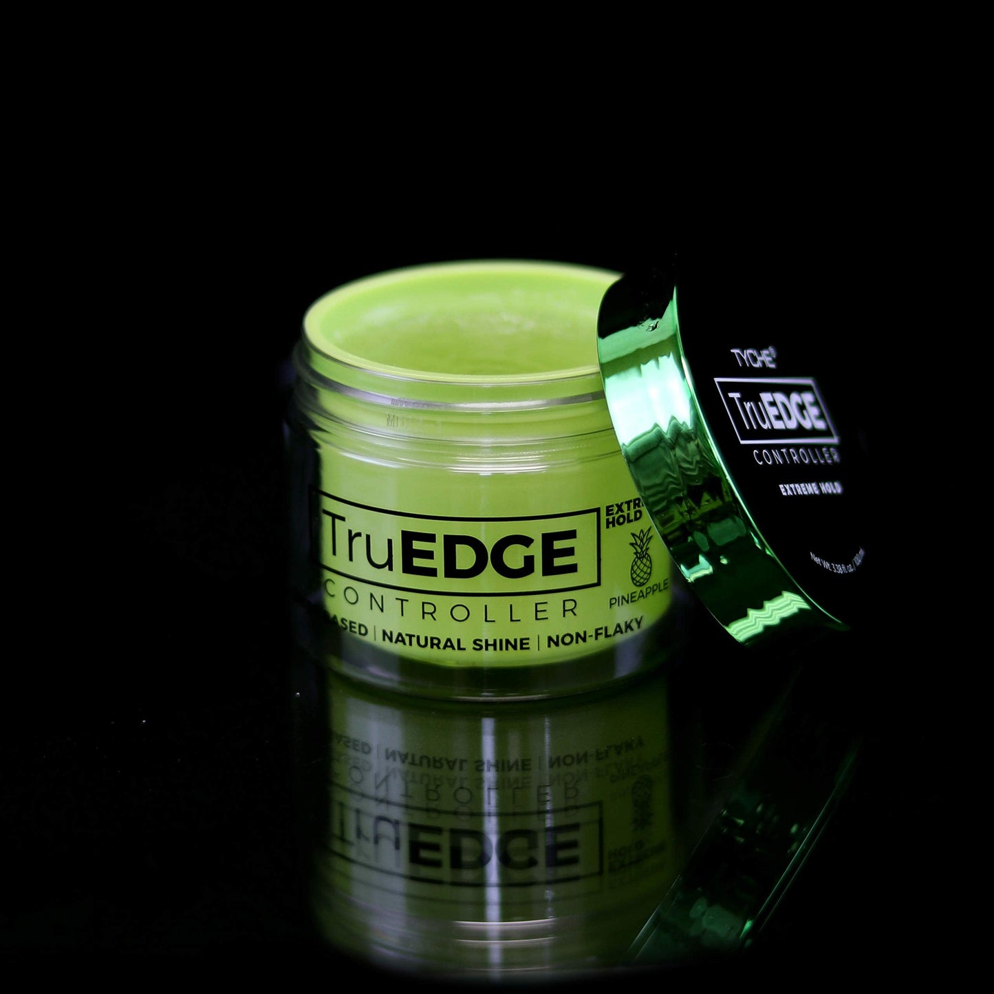 Tyche TruEDGE Controller Extreme Hold Water-Based Pomade - Ntaural Shine & Non-Flaky Scented Edge Control - Perfect for Hair-Braiding (Pineapple) Beauty & Personal Care Tyche