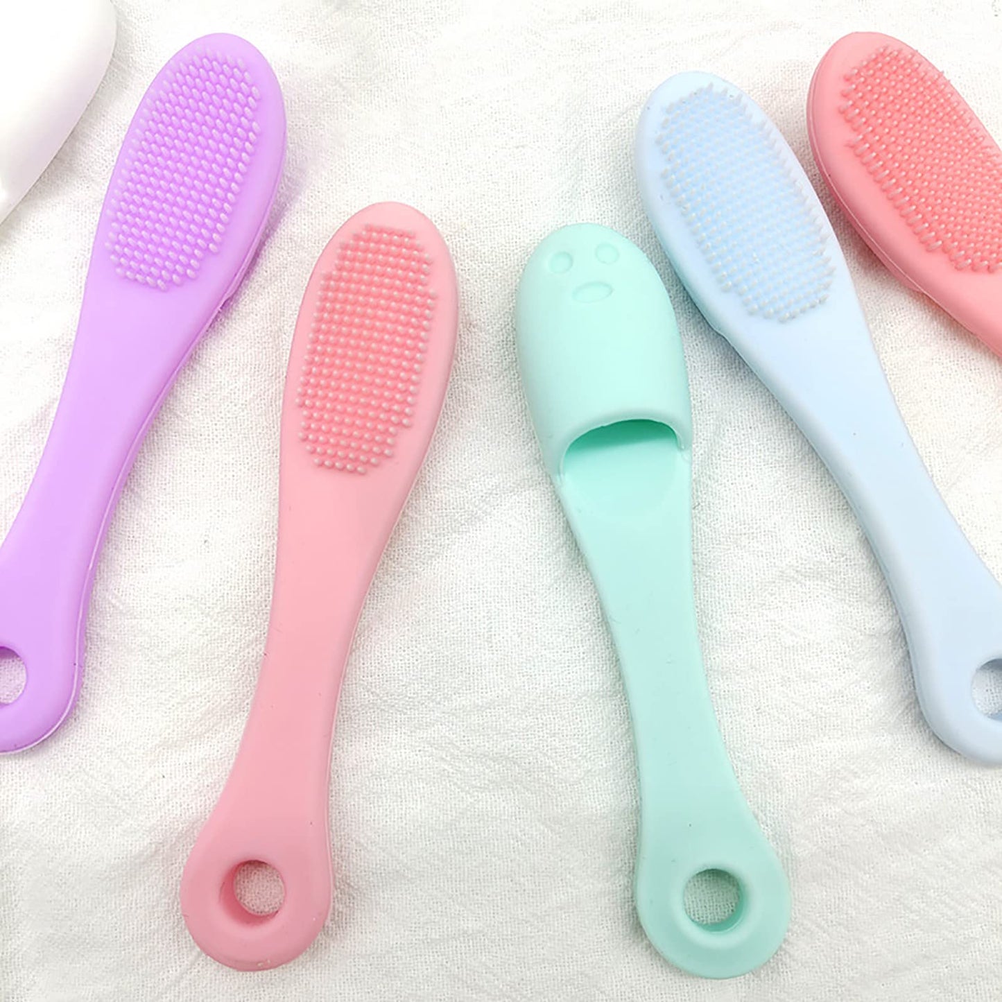5-Pack Soft Silicone Manual Facial Cleansing Brushes, Face Scrubber Cleanser Brush for Gently and Effectively Cleaning, Removing Blackheads Beauty & Personal Care KATPOSIN